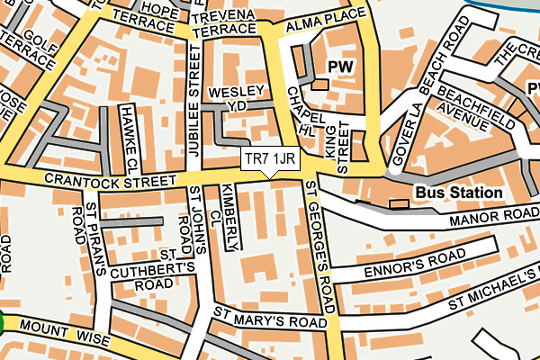 Map of 28 CRANTOCK STREET MANAGEMENT COMPANY LTD at local scale