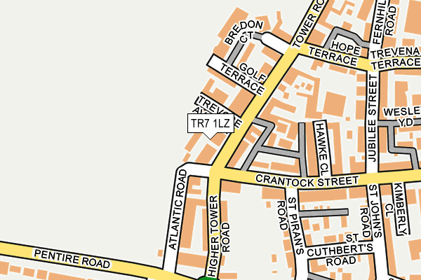 TR7 1LZ map - OS OpenMap – Local (Ordnance Survey)