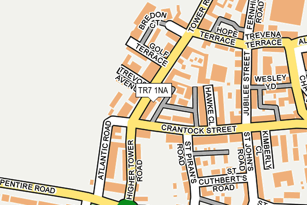 TR7 1NA map - OS OpenMap – Local (Ordnance Survey)