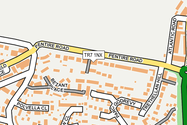 TR7 1NX map - OS OpenMap – Local (Ordnance Survey)