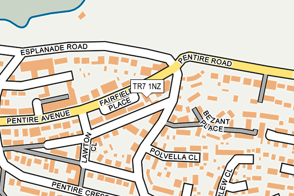 TR7 1NZ map - OS OpenMap – Local (Ordnance Survey)