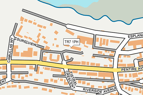 TR7 1PH map - OS OpenMap – Local (Ordnance Survey)