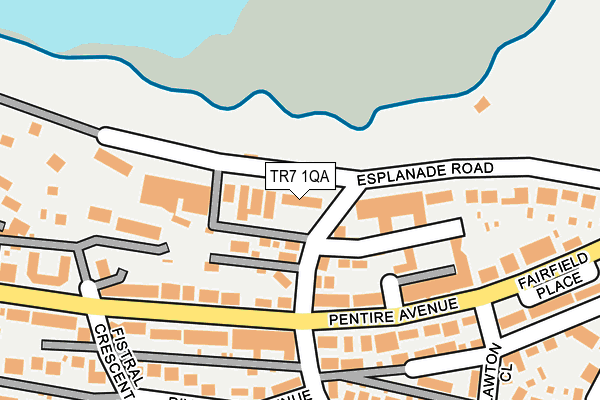 TR7 1QA map - OS OpenMap – Local (Ordnance Survey)