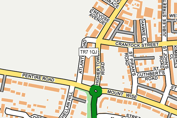 TR7 1QJ map - OS OpenMap – Local (Ordnance Survey)