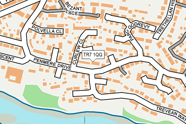 TR7 1QQ map - OS OpenMap – Local (Ordnance Survey)