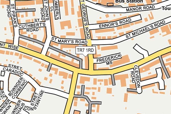 TR7 1RD map - OS OpenMap – Local (Ordnance Survey)