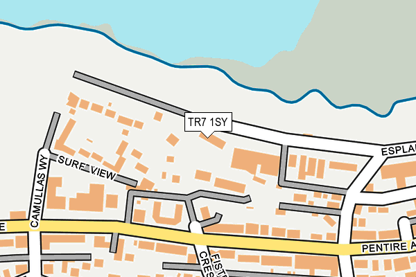 TR7 1SY map - OS OpenMap – Local (Ordnance Survey)