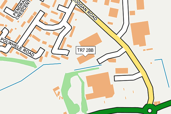 TR7 2BB map - OS OpenMap – Local (Ordnance Survey)