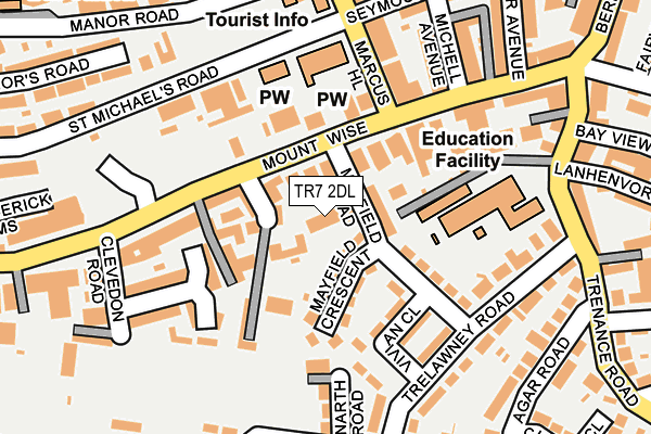 TR7 2DL map - OS OpenMap – Local (Ordnance Survey)