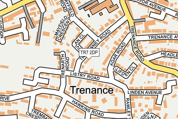 TR7 2DP map - OS OpenMap – Local (Ordnance Survey)