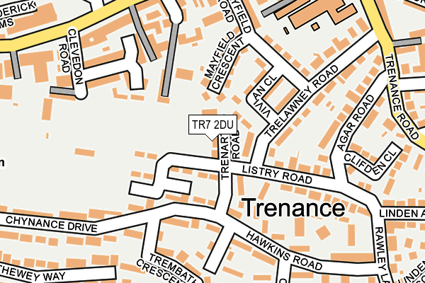 TR7 2DU map - OS OpenMap – Local (Ordnance Survey)