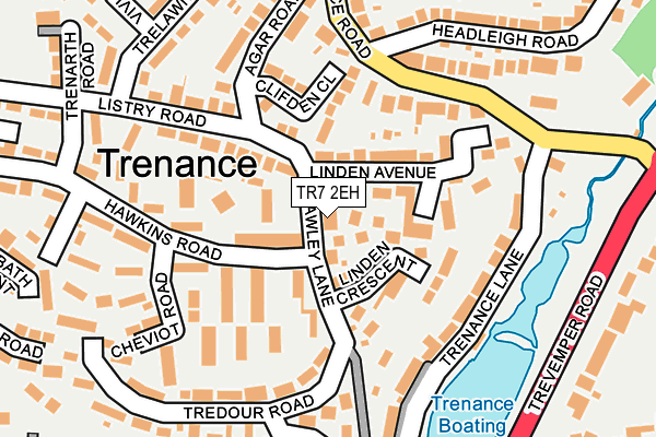 TR7 2EH map - OS OpenMap – Local (Ordnance Survey)