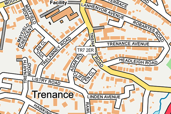 TR7 2ER map - OS OpenMap – Local (Ordnance Survey)