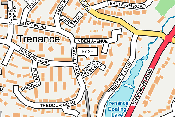 TR7 2ET map - OS OpenMap – Local (Ordnance Survey)