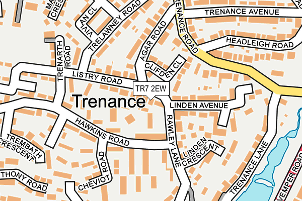 TR7 2EW map - OS OpenMap – Local (Ordnance Survey)