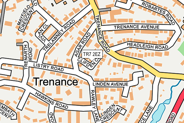 TR7 2EZ map - OS OpenMap – Local (Ordnance Survey)