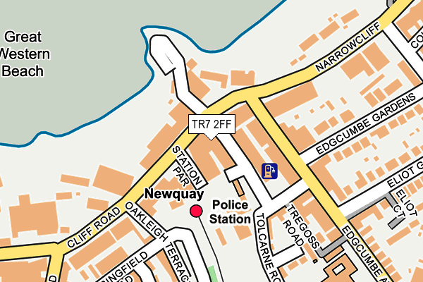 TR7 2FF map - OS OpenMap – Local (Ordnance Survey)