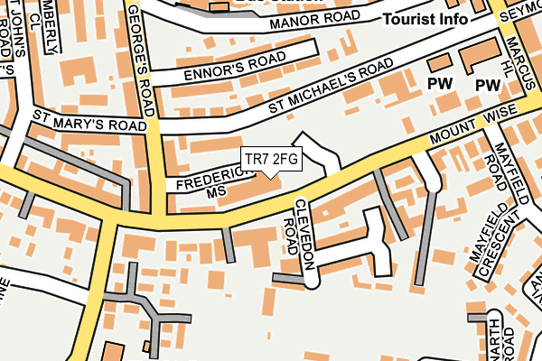 TR7 2FG map - OS OpenMap – Local (Ordnance Survey)