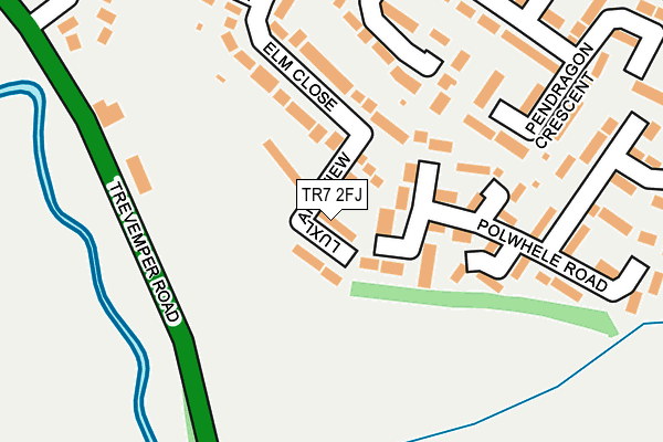 TR7 2FJ map - OS OpenMap – Local (Ordnance Survey)