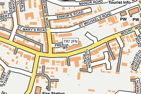 TR7 2FN map - OS OpenMap – Local (Ordnance Survey)