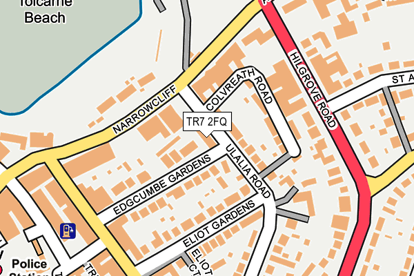 TR7 2FQ map - OS OpenMap – Local (Ordnance Survey)