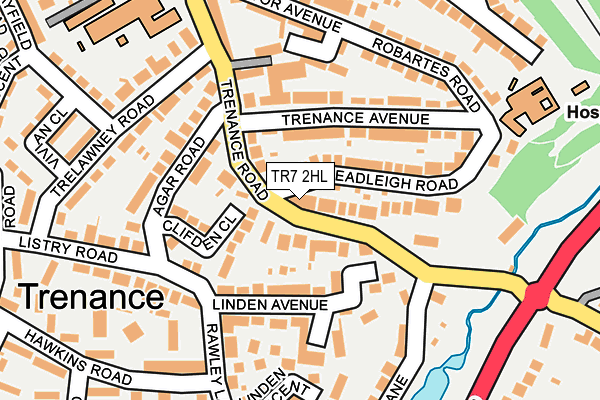 TR7 2HL map - OS OpenMap – Local (Ordnance Survey)