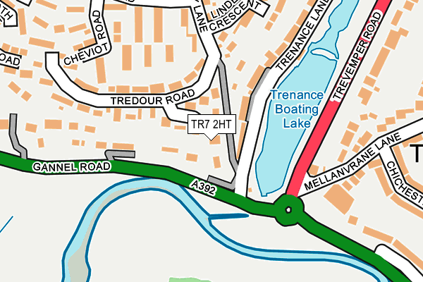 TR7 2HT map - OS OpenMap – Local (Ordnance Survey)