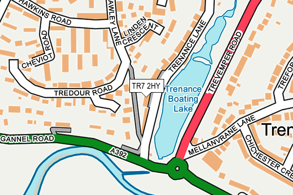 TR7 2HY map - OS OpenMap – Local (Ordnance Survey)