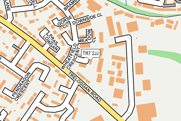 TR7 2JJ map - OS OpenMap – Local (Ordnance Survey)