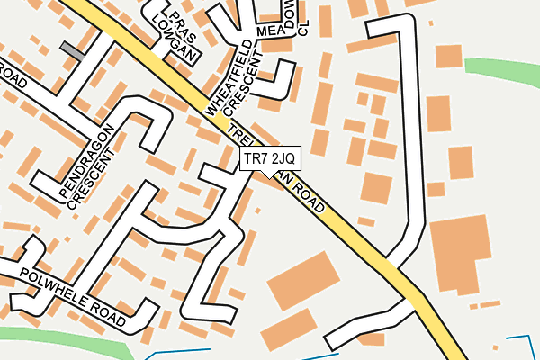 TR7 2JQ map - OS OpenMap – Local (Ordnance Survey)