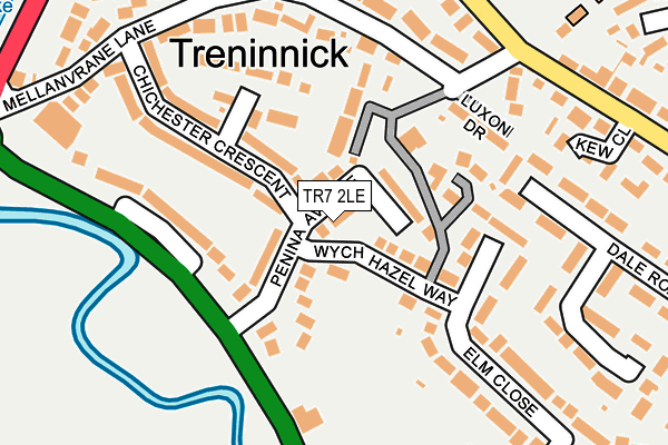 TR7 2LE map - OS OpenMap – Local (Ordnance Survey)