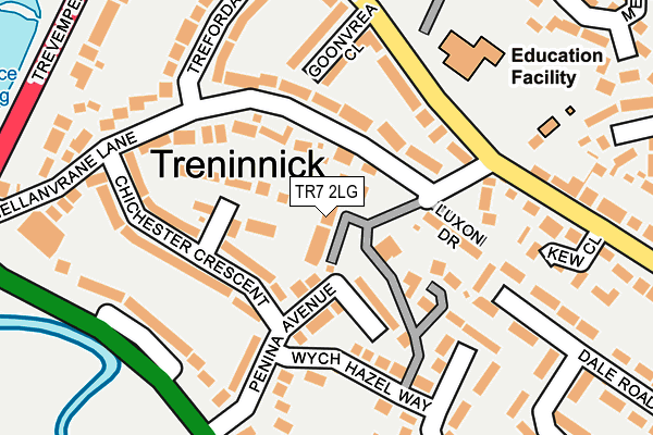 TR7 2LG map - OS OpenMap – Local (Ordnance Survey)