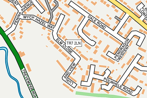 TR7 2LN map - OS OpenMap – Local (Ordnance Survey)
