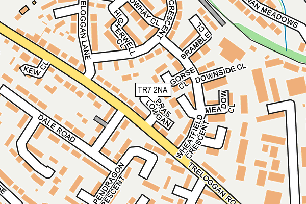 TR7 2NA map - OS OpenMap – Local (Ordnance Survey)
