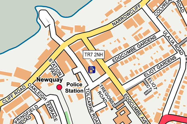 TR7 2NH map - OS OpenMap – Local (Ordnance Survey)