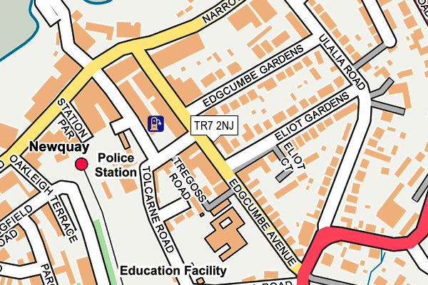 TR7 2NJ map - OS OpenMap – Local (Ordnance Survey)