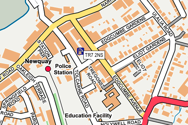 TR7 2NS map - OS OpenMap – Local (Ordnance Survey)
