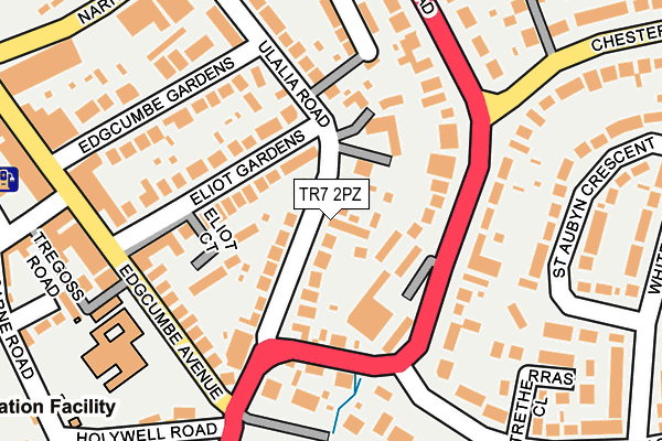 TR7 2PZ map - OS OpenMap – Local (Ordnance Survey)