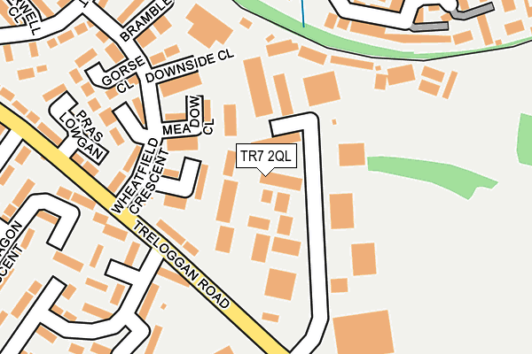 TR7 2QL map - OS OpenMap – Local (Ordnance Survey)