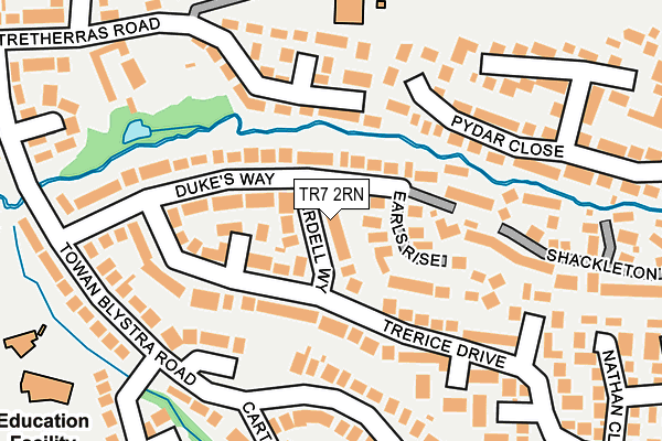 TR7 2RN map - OS OpenMap – Local (Ordnance Survey)