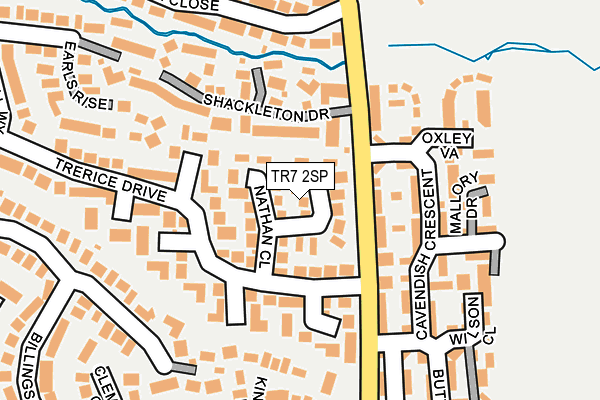 TR7 2SP map - OS OpenMap – Local (Ordnance Survey)