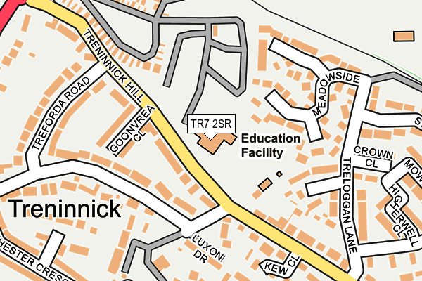 TR7 2SR map - OS OpenMap – Local (Ordnance Survey)