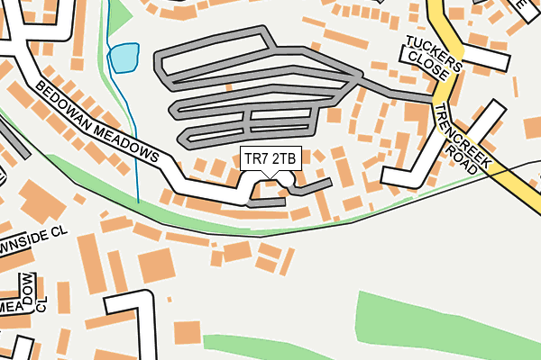 TR7 2TB map - OS OpenMap – Local (Ordnance Survey)