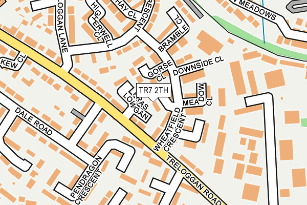 TR7 2TH map - OS OpenMap – Local (Ordnance Survey)