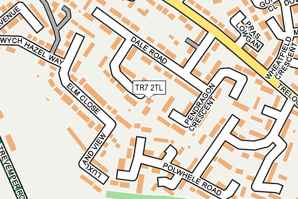 TR7 2TL map - OS OpenMap – Local (Ordnance Survey)