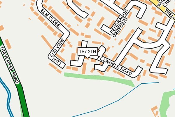 TR7 2TN map - OS OpenMap – Local (Ordnance Survey)