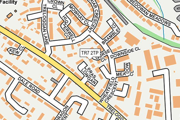 TR7 2TP map - OS OpenMap – Local (Ordnance Survey)
