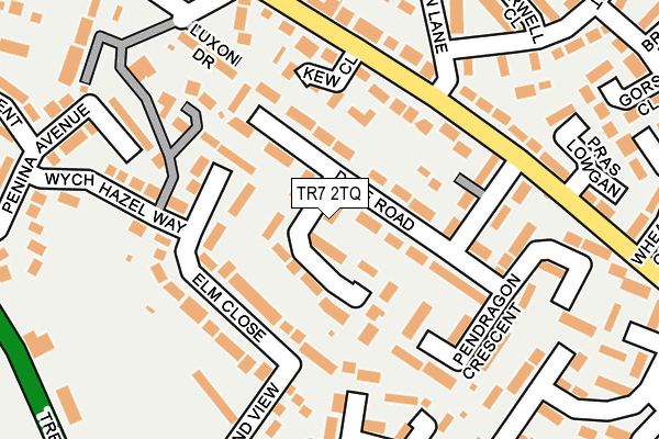 TR7 2TQ map - OS OpenMap – Local (Ordnance Survey)