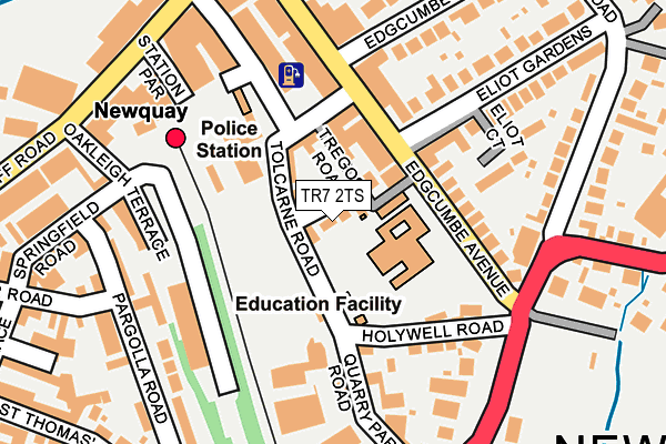 TR7 2TS map - OS OpenMap – Local (Ordnance Survey)