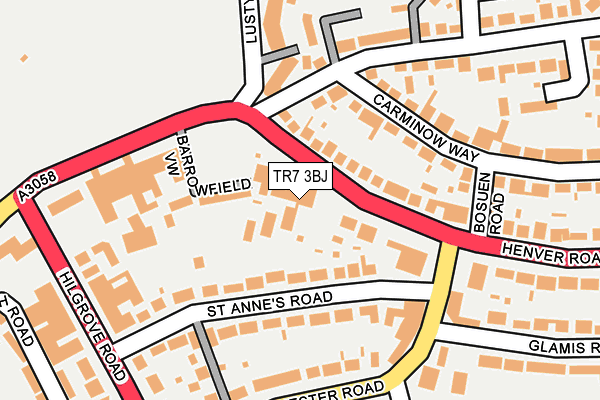 Map of LEESMAD LTD at local scale